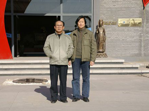 時任山東省政協(xié)副主席林書香與傅紹相總經(jīng)理